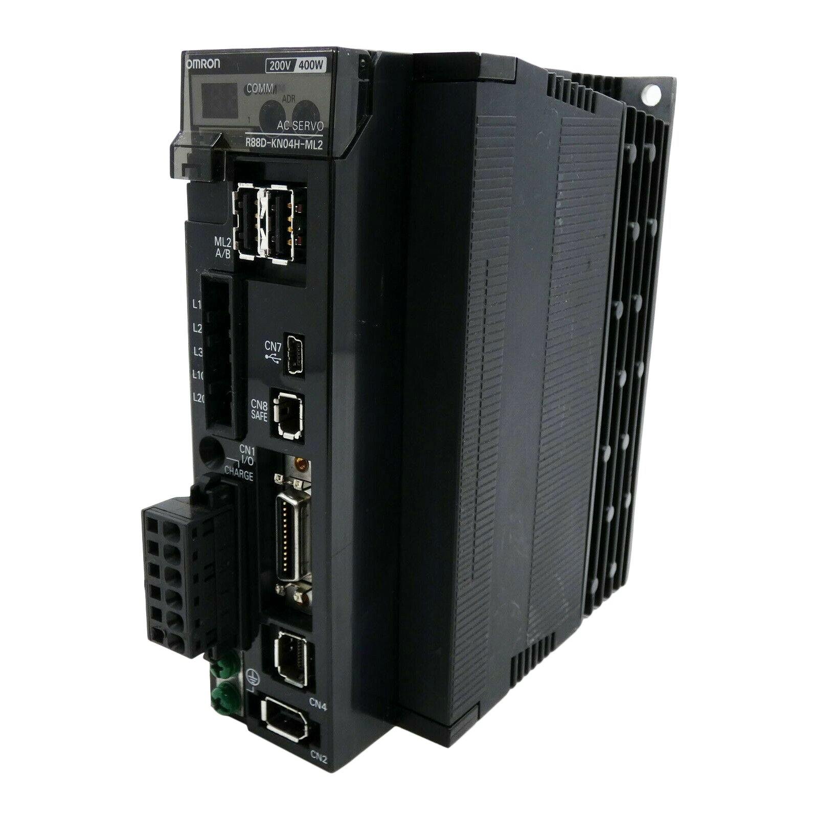 New Original Omron AC Servo Driver 400W R88D-KN04H-ML2 - Rockss Automation