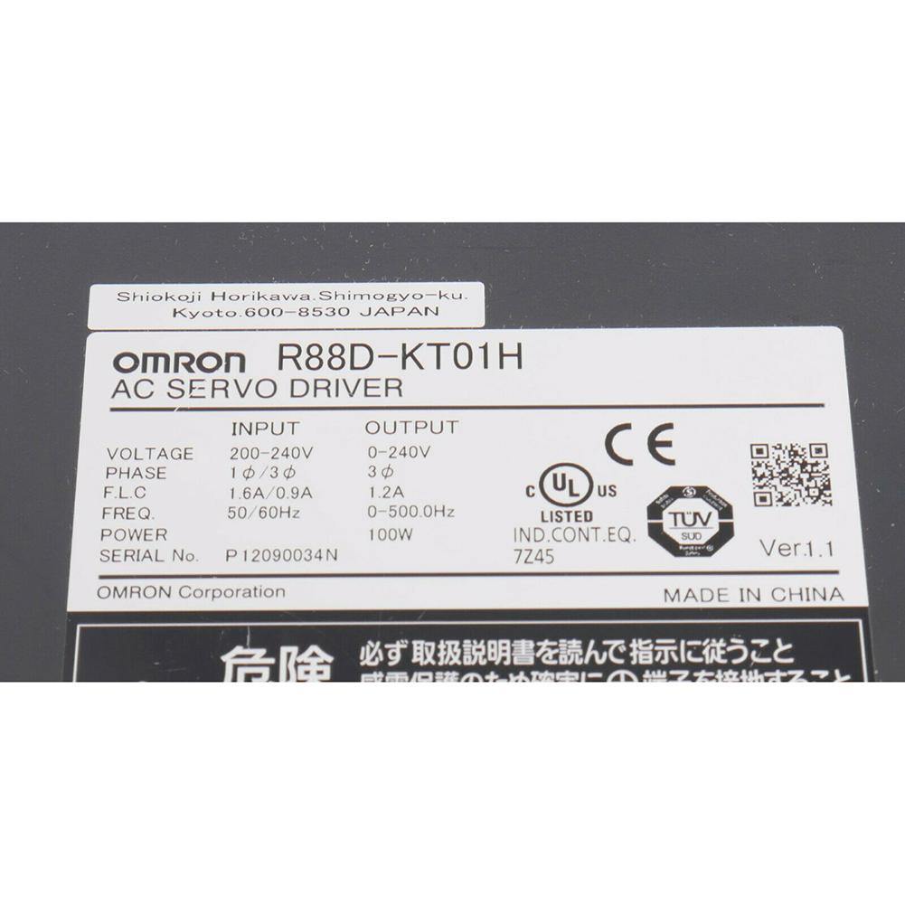 New Original Omron R88D-KT01H 100w AC Servo Drive - Rockss Automation