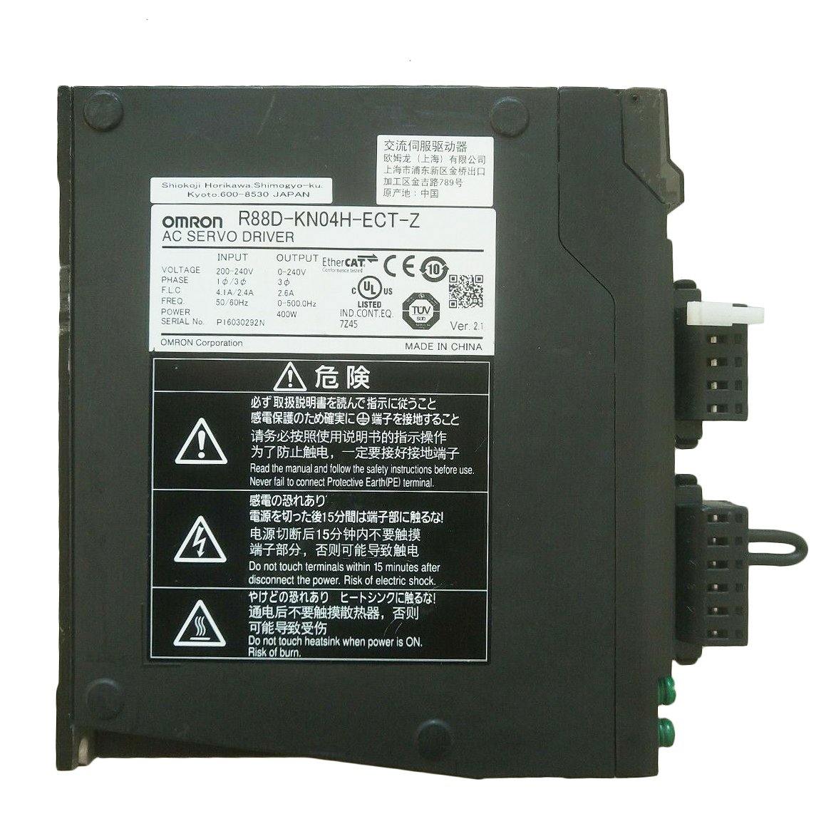 New Original Omron AC Servo Driver 400W R88D-KN04H-ECT - Rockss Automation