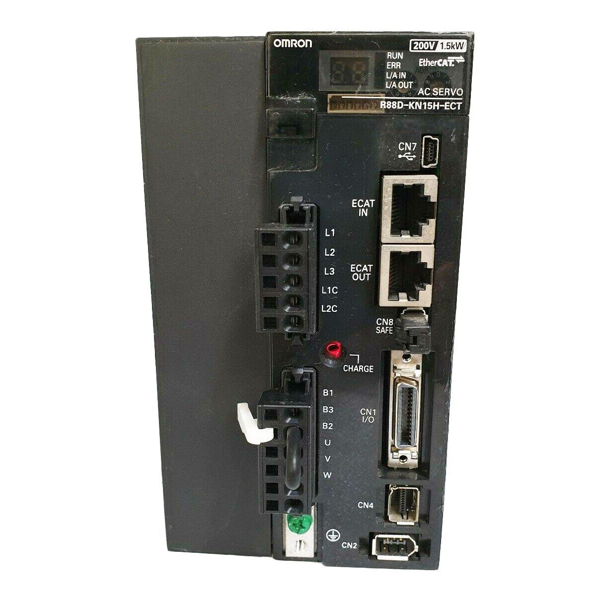 New Original Omron AC Servo Driver 1.5KW R88D-KN15H-ECT - Rockss Automation