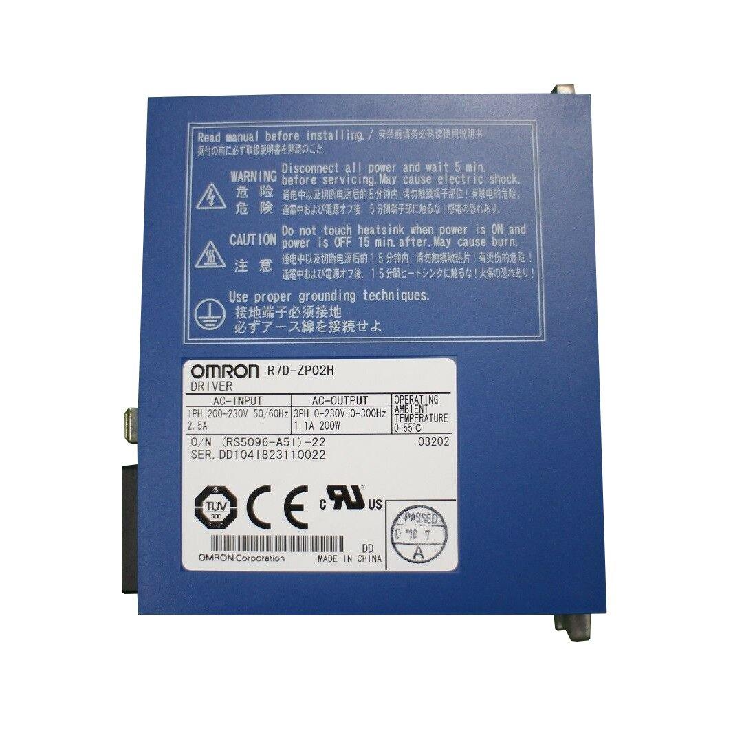 New Original Omron AC Servo Driver 200W R7D-ZP02H - Rockss Automation