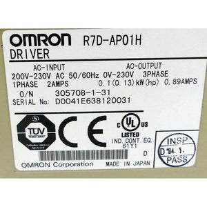 New Original Omron R7D-AP01H 100w Servo Drive - Rockss Automation