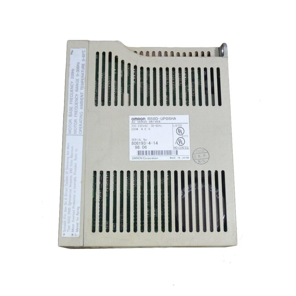 New Original Omron AC Servo Driver 200W R88D-UP08HA - Rockss Automation