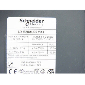 Schneider Electric LXM28AU07M3X Lexium 28 Servo Drive